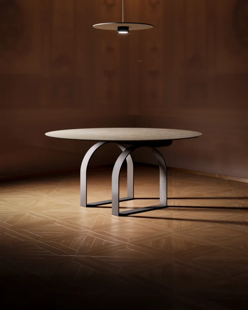 Terza Dimensione Demetra Round KeramikmÃ¶bel und Design-Tisch