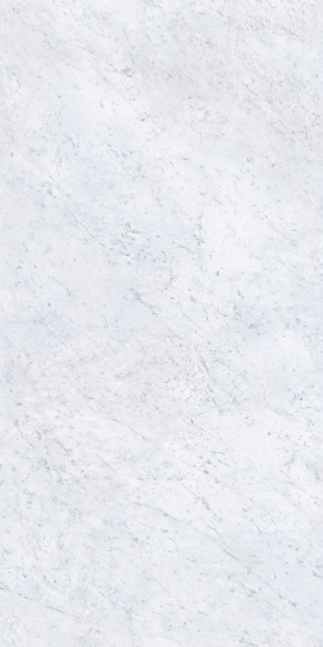 Terza Dimensione Bianco Carrara Marmoroptik Keramikplatte fuer klassische Innenraeume