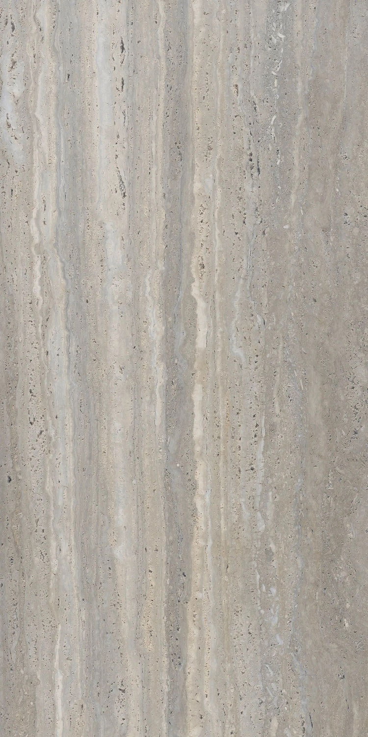 Terza Dimensione Stone TOB Travertine Keramikplatte fuer warme Steinoptik