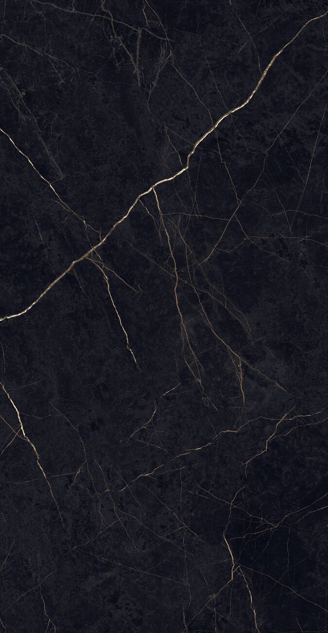 Terza Dimensione Saint Laurent Marmoroptik Keramikplatte mit dunkler Eleganz