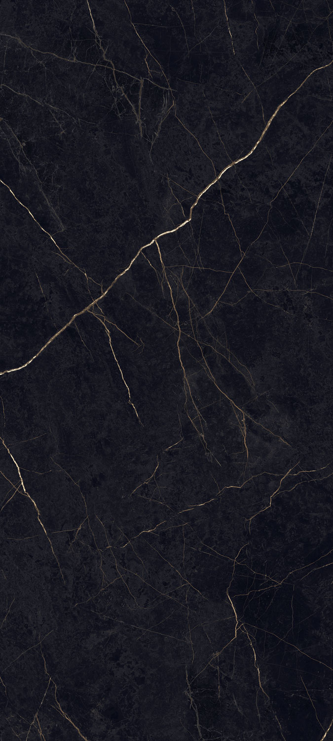 Terza Dimensione Saint Laurent Marmoroptik Keramikplatte mit dunkler Eleganz