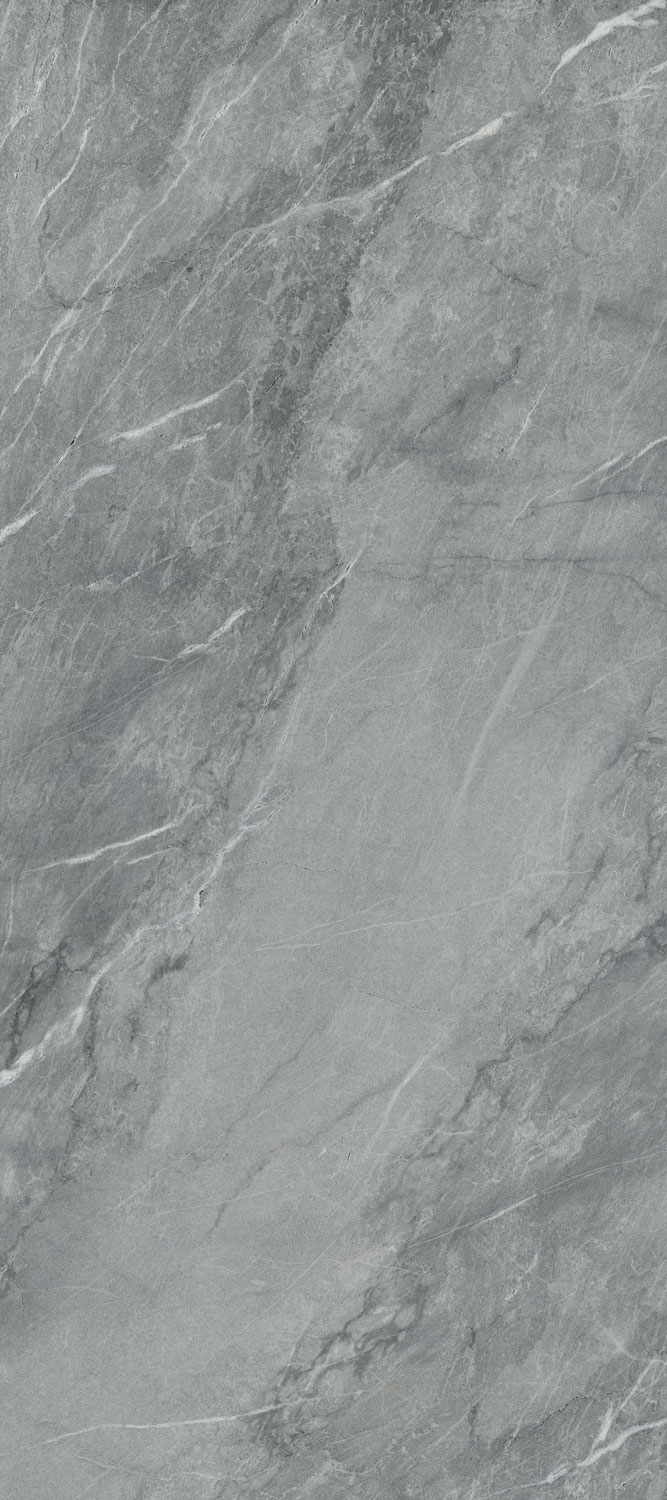 Terza Dimensione Stone G Grey de Savoie Keramikplatte in grauer Natursteinoptik