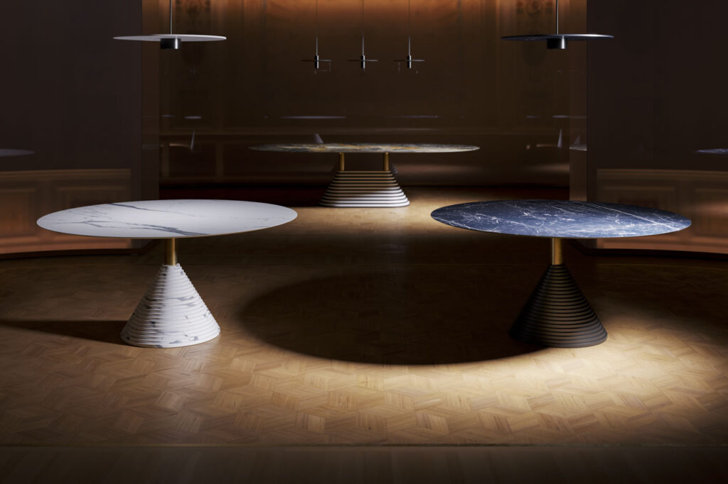 Terza Dimensione Komos Round KeramikmÃ¶bel und Design-Tisch