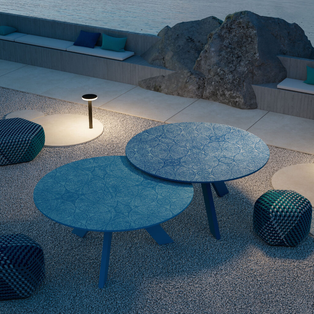 Terza Dimensione Cross KeramikmÃ¶bel und Design-Tisch